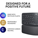 Ergonomska tipkovnica Logitech ERGO K860, njemački izgled, crna - Ergospace