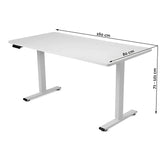 Höhenverstellbarer Schreibtisch CLEVER