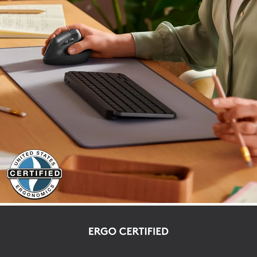 Vertical Ergonomic Mouse Logitech Lift for Business