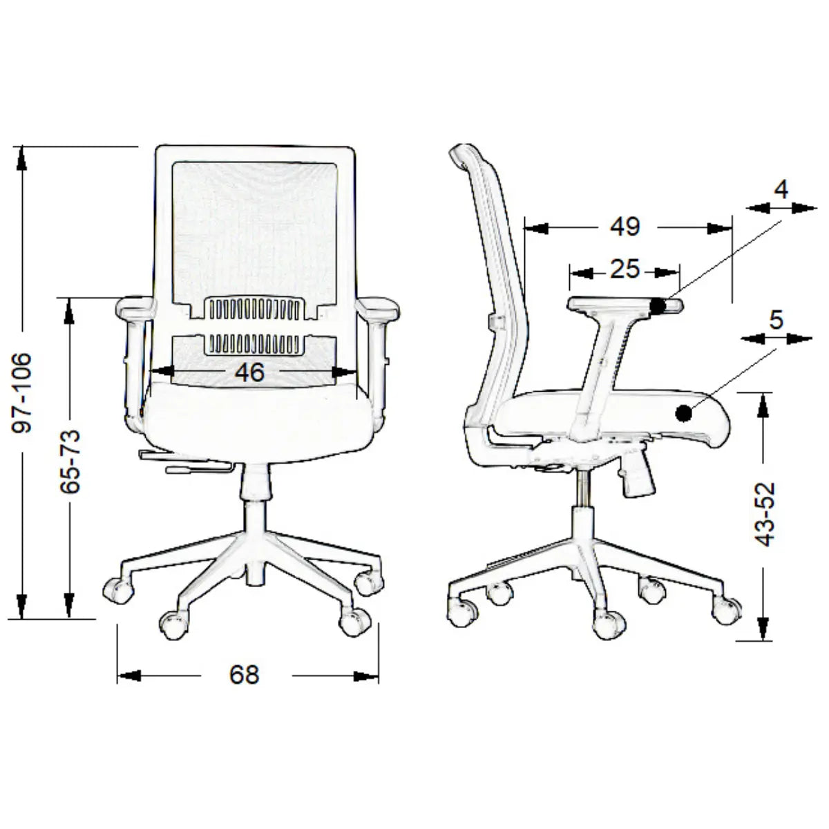 Ergonomic Chair RIVERTON