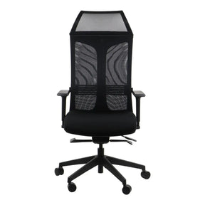The image features a gaming chair model named "Ryder." This ergonomic office chair is designed for comfort during long gaming or working sessions. It has a sleek black design with a mesh back for breathability and adjustable armrests, providing both support and style.