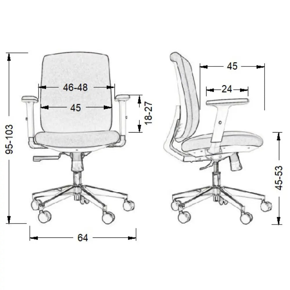 Ergonomska uredska stolica ZN-605
