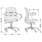Ergonomska uredska stolica ZN-605
