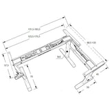 Standing Desk Frame UT04-2T-90A