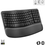 Wireless Ergonomic Keyboard Logitech Wave Keys