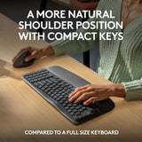 Wireless Ergonomic Keyboard Logitech Wave Keys