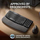 Wireless Ergonomic Keyboard Logitech Wave Keys