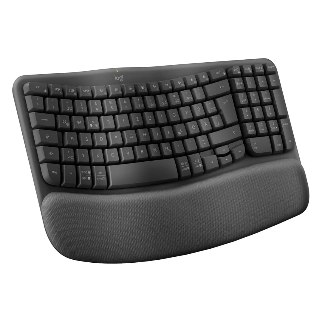 Wireless Ergonomic Keyboard Logitech Wave Keys