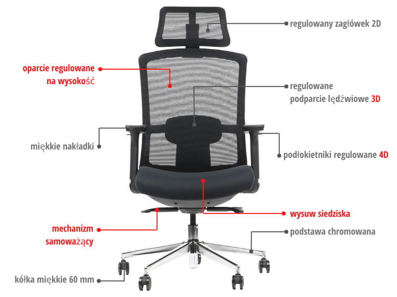 Ergonomic Office Chair MITTE
