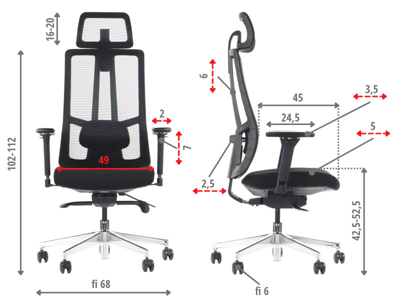 Ergonomic Office Chair Akcent PLUS