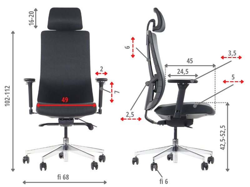 Ergonomic Office Chair Akcent PLUS