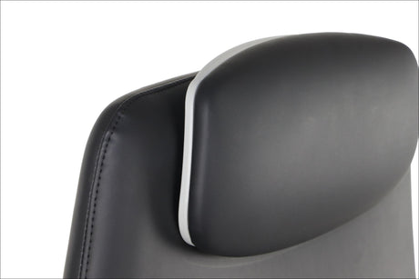 SELLA – Black / grey frame – Upholstered headrest