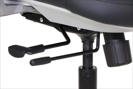 SELLA – Black / grey frame – Seat adjustment controls