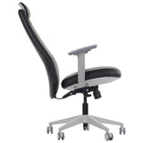 SELLA – Black / grey frame – Reclined side view
