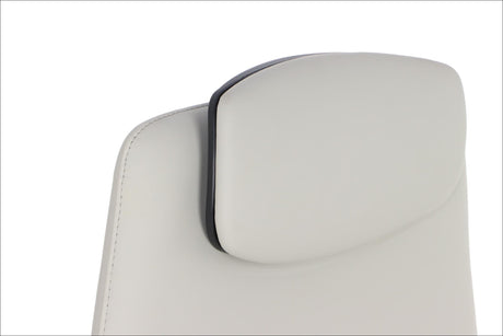SELLA – Beige / black frame – Upholstered headrest