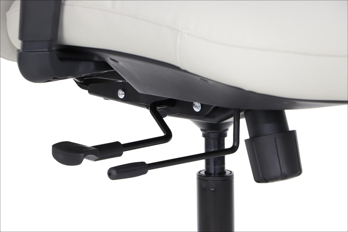 SELLA – Beige / black frame – Seat adjustment controls