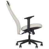 SELLA – Beige / black frame – Reclined side view