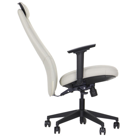 SELLA – Beige / black frame – Reclined side view