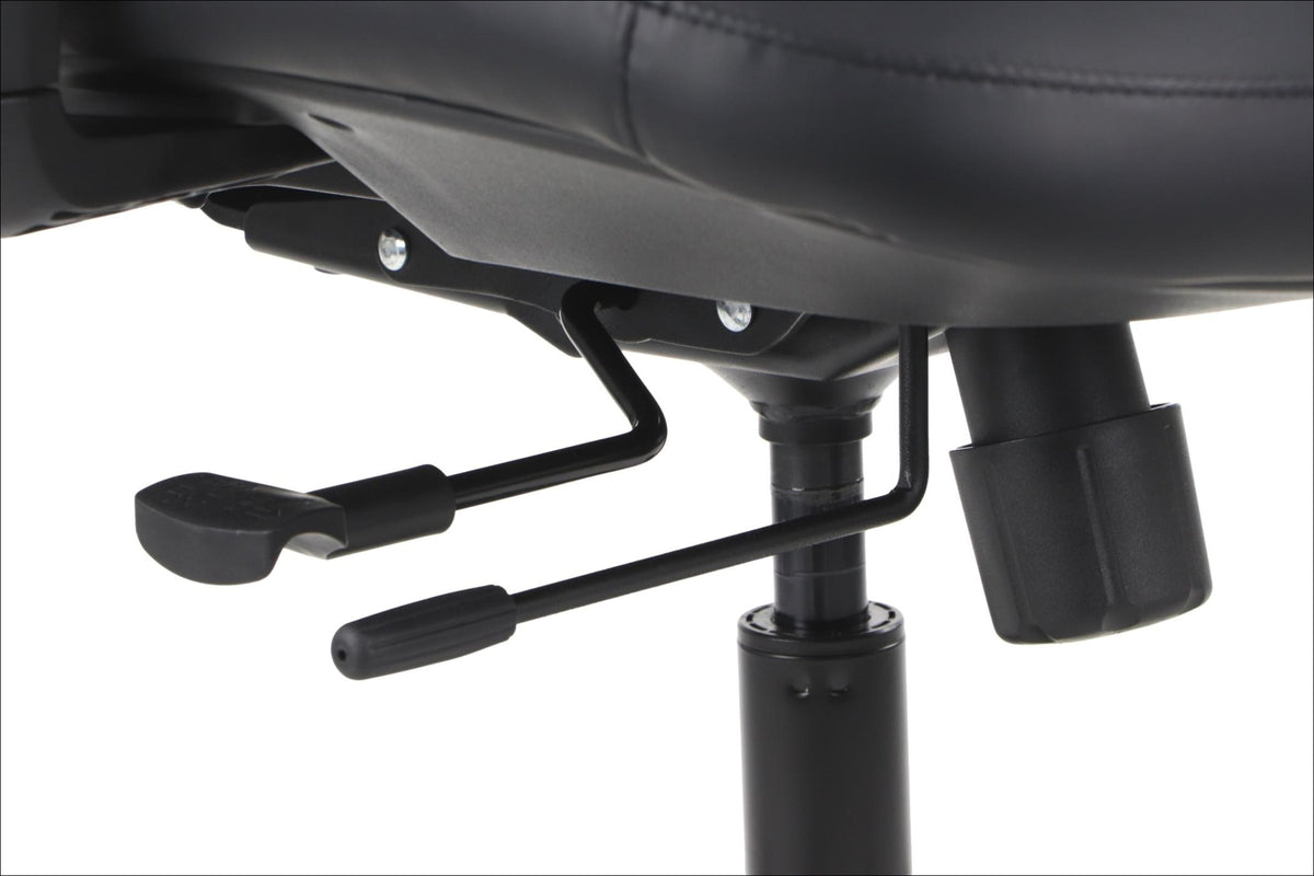 SELLA – Black / black frame – Seat adjustment controls