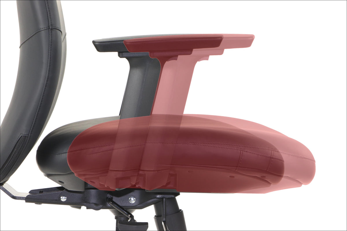 SELLA – Black / black frame – Seat depth adjustment