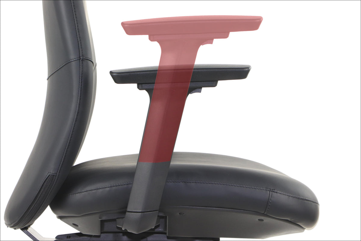 SELLA – Black / black frame – Armrest height adjustment