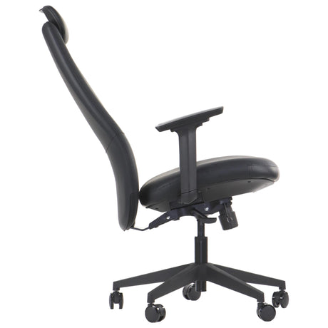 SELLA – Black / black frame – Reclined side view