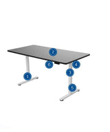 Height-Adjustable Desk Classic 2 - Rounded Edge