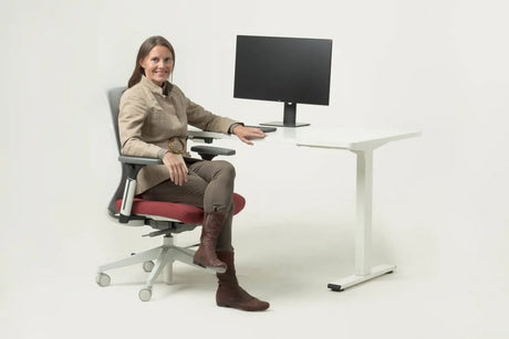 Height-Adjustable Desk Clever - Rounded Edges