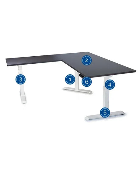 Height-Adjustable Desk Supra L