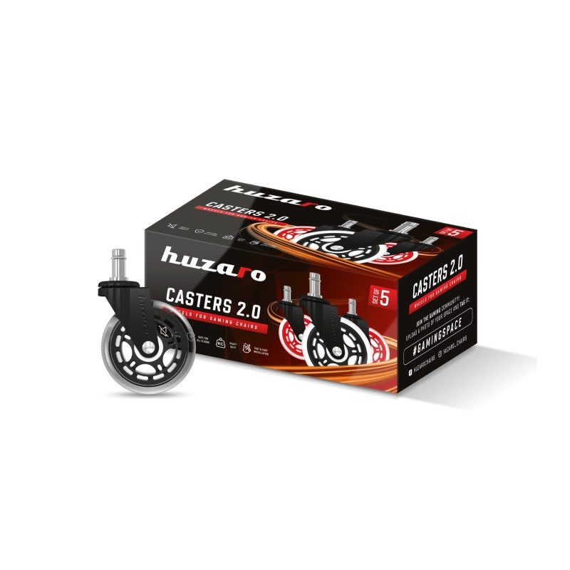 Huzaro Casters 2.0 Black chair wheels - image 3