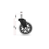 Huzaro Casters 2.0 Black chair wheels - image 6