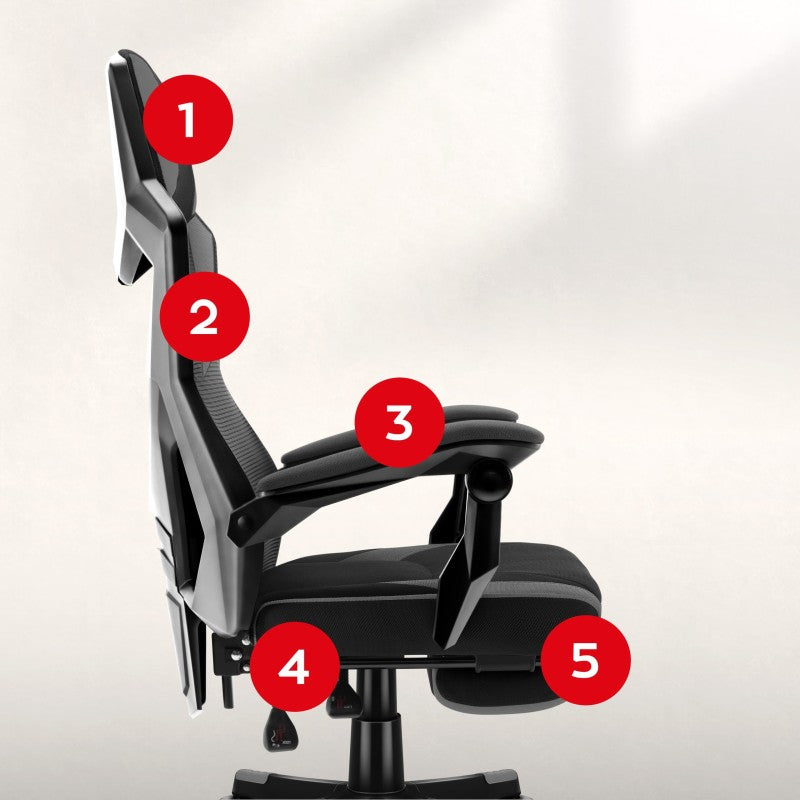 Huzaro Combat 3.1 Grey gaming chair - image 17