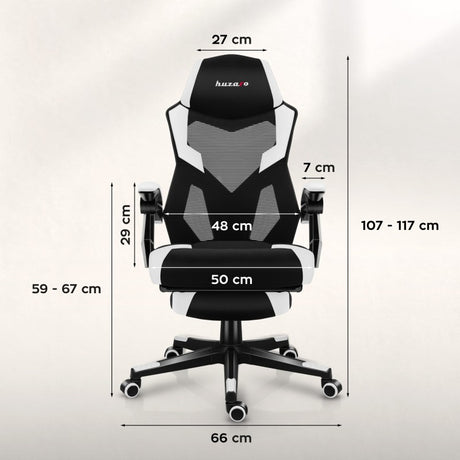 Huzaro Combat 3.1 White gaming chair - image 9