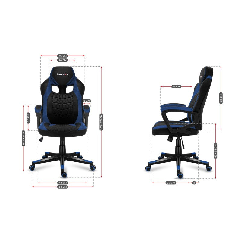 Huzaro Force 2.5 Blue Mesh gaming chair - image 15