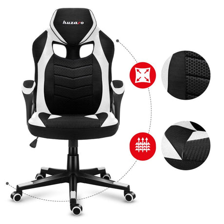 Huzaro Force 2.5 White Mesh gaming chair - image 9
