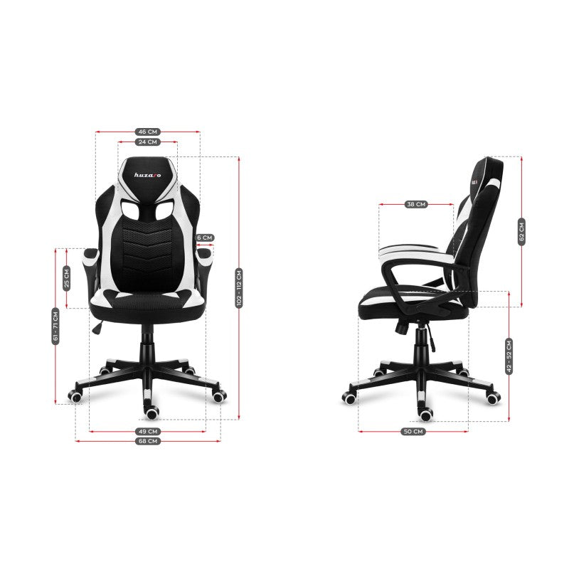 Huzaro Force 2.5 White Mesh gaming chair - image 13