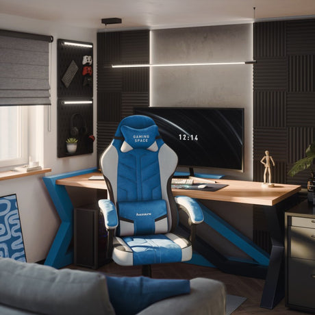 Huzaro Force 2.7 Blue velour gaming chair - image 3
