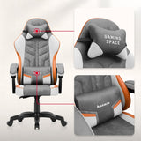 Huzaro Force 2.7 Grey velour gaming chair - image 4