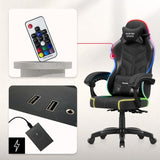 Huzaro Force 2.7 RGB Black velour gaming chair - image 4