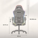 Huzaro Force 2.7 RGB Black velour gaming chair - image 10