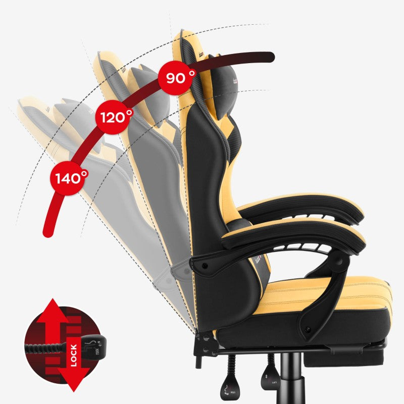 Huzaro Force 3.7 gaming chair Yellow - image 3