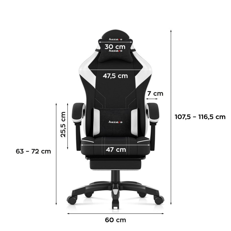 Huzaro Force 3.7 White Carbon gaming chair - image 11