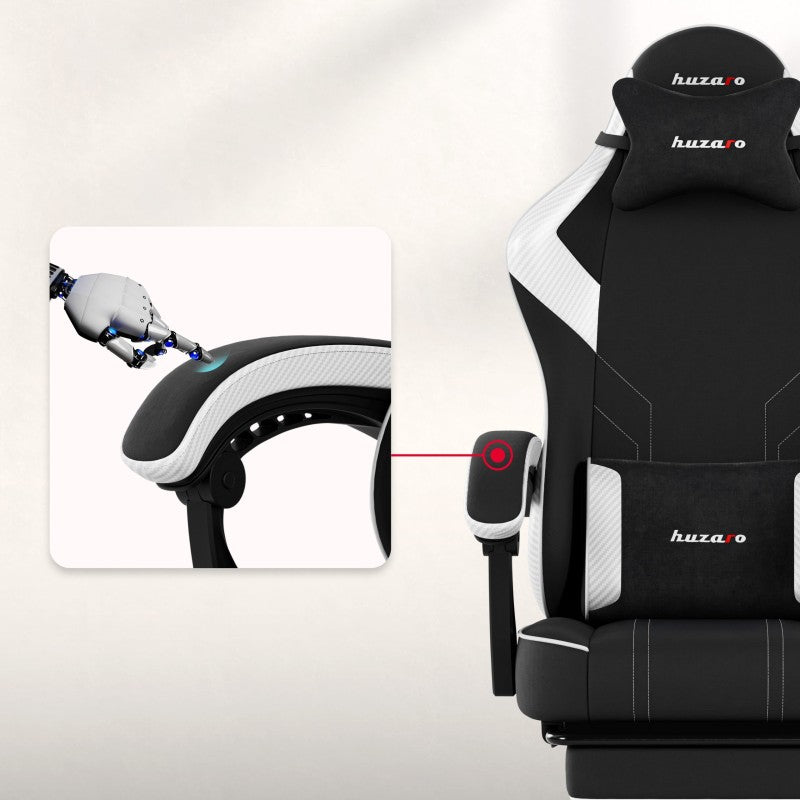 Huzaro Force 3.7 White Carbon gaming chair - image 14