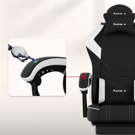 Huzaro Force 3.7 White Carbon gaming chair - image 14