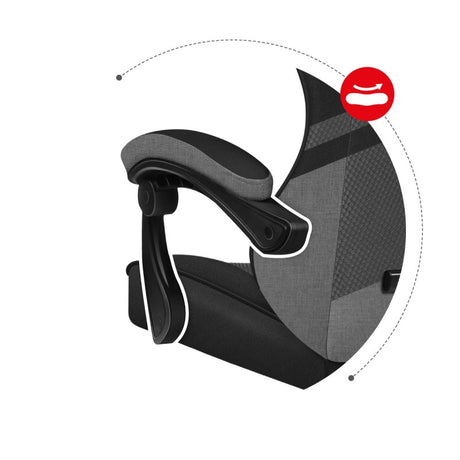 Huzaro Force 4.4 Grey Mesh gaming chair - image 8