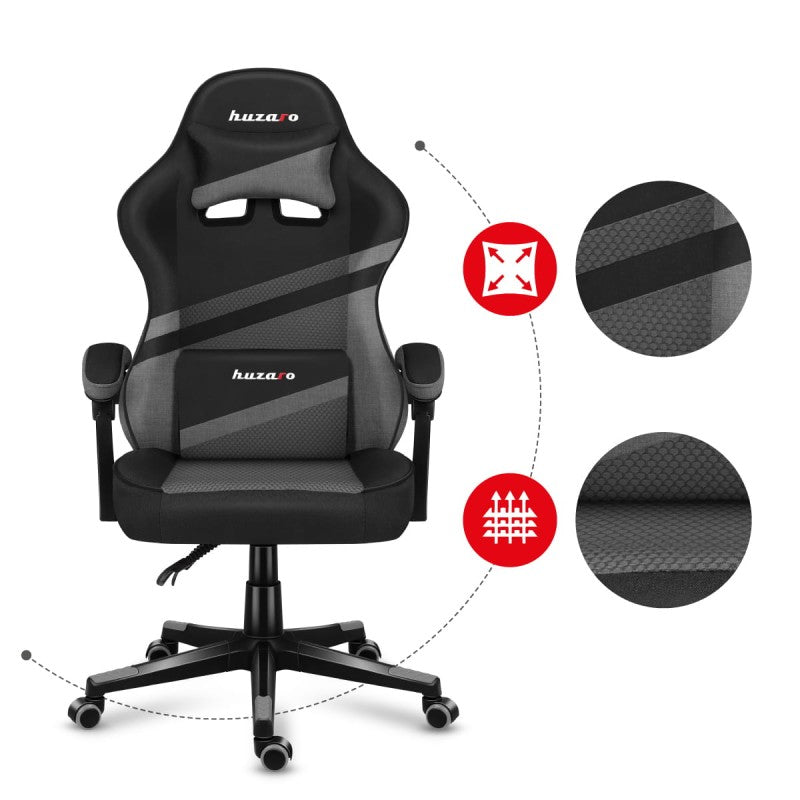 Huzaro Force 4.4 Grey Mesh gaming chair - image 10