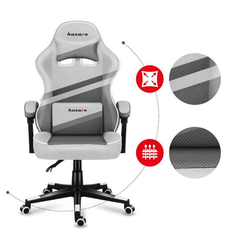 Huzaro Force 4.4 White Mesh gaming chair - image 10