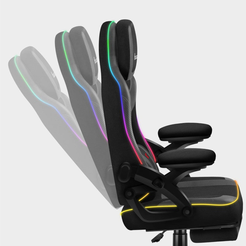 Huzaro Force 4.6 RGB Black Mesh gaming chair - image 3