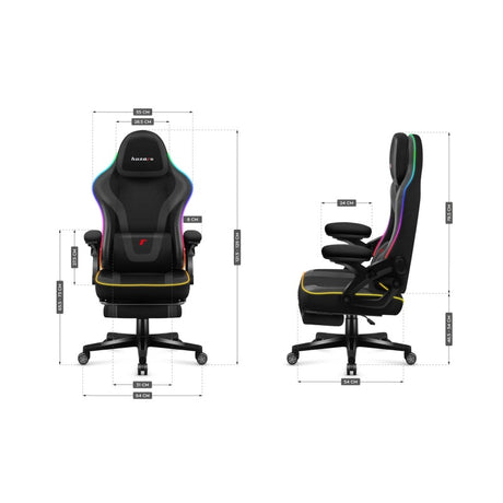 Huzaro Force 4.6 RGB Black Mesh gaming chair - image 10
