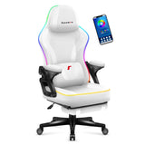 Huzaro Force 4.6 RGB White Mesh Gaming Chair - image 1